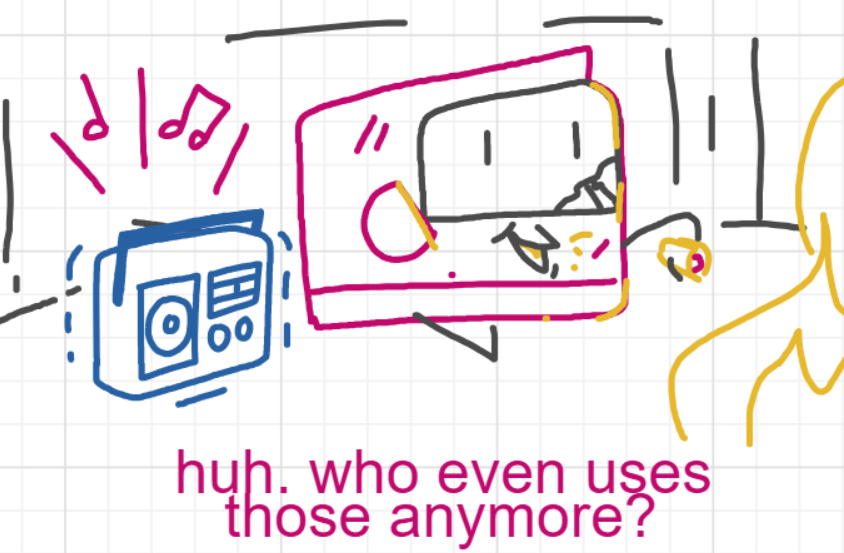 A panel from I've Been Everywhere, Man, episode nine of the Board Boards object show by Furretwalk/WalkingFurret.